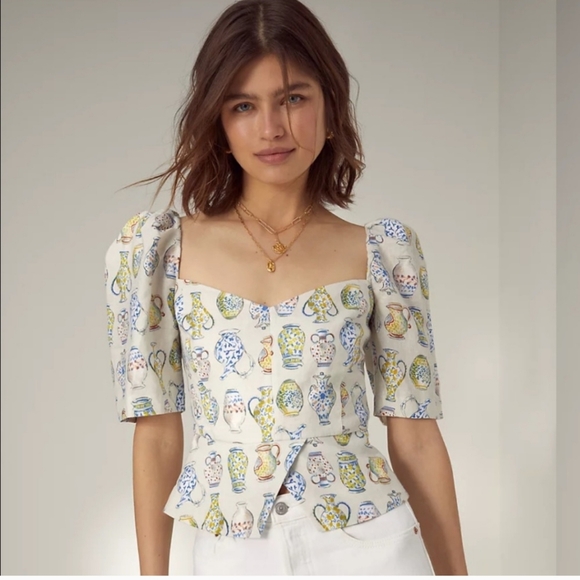 Wilfred Tops - Wilfred Linen Fatale Top